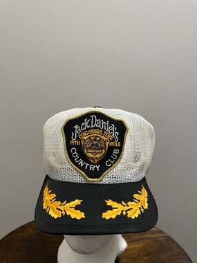 Vintage Jack Daniel's Country Club 19th Hole Snapback Trucker Hat